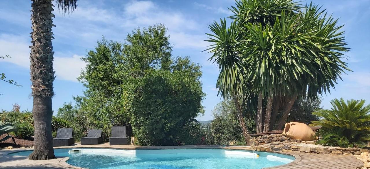 Beautiful Villa With A Stunning View Roujan 外观 照片