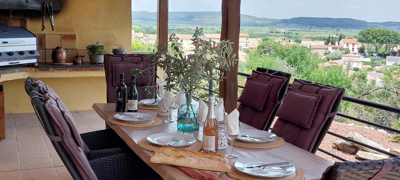 Beautiful Villa With A Stunning View Roujan 外观 照片