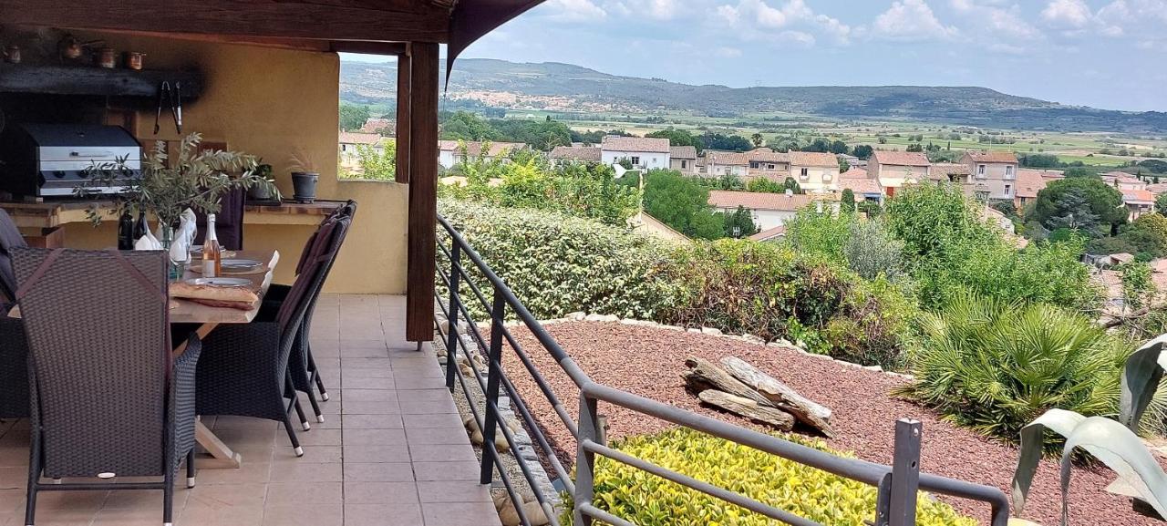 Beautiful Villa With A Stunning View Roujan 外观 照片
