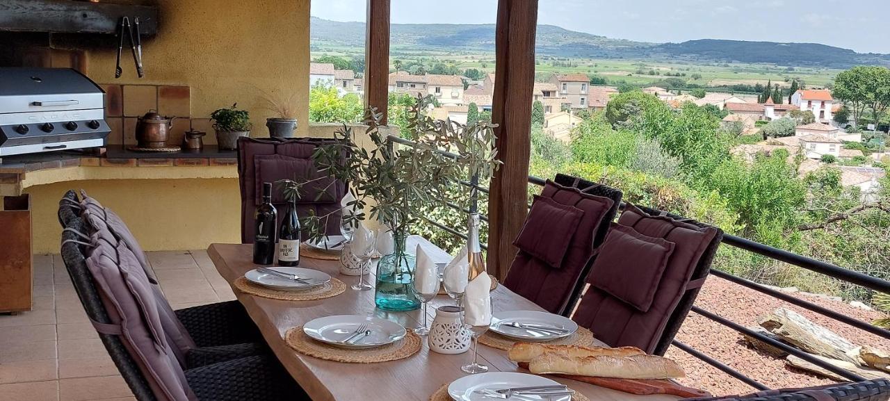 Beautiful Villa With A Stunning View Roujan 外观 照片