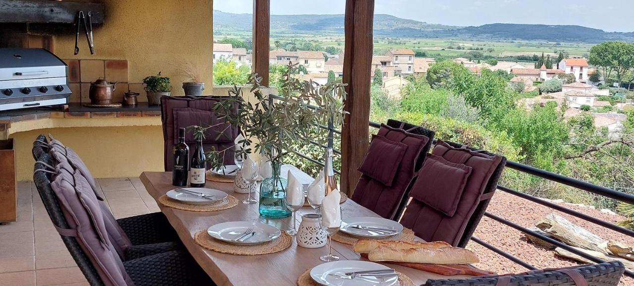 Beautiful Villa With A Stunning View Roujan 外观 照片
